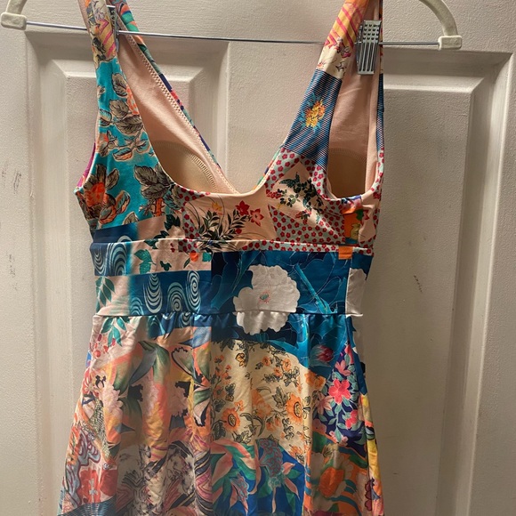 Johnny Was Brand New Mari Skirted Floral One Piece Swimsuit - Picture 10 of 10